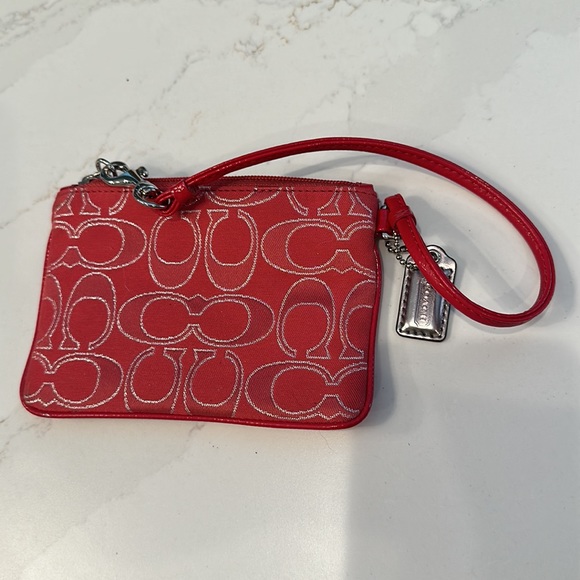 Coach Poppy wristlet red - Picture 2 of 6